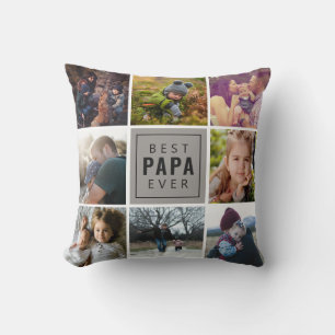 Bestes PAPa-Ever-Foto Kissen