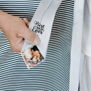 Bestes Papa-Geschenk von Daughter Light gray Krawatte