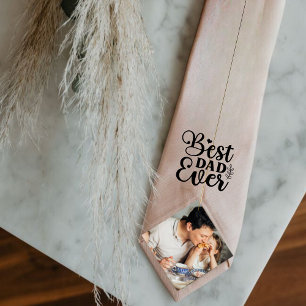 Bestes Papa-Geschenk von Daughter Rose Gold Krawatte