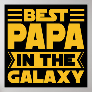 Bestes Papa in der Galaxie Poster