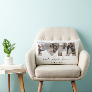 Bestes Papa je 4 Fotomaterial für Vater oder Großv Lendenkissen