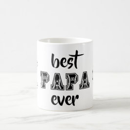 Bestes Papa-jemals-Personalisiertes Baseball-Thema Kaffeetasse