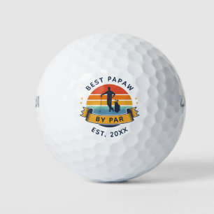 Bestes Papaw by Par Golfo Lover Vater Golfball