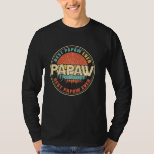 Bestes Papaw jemals Vintag Retro Fantastischer Vat T-Shirt