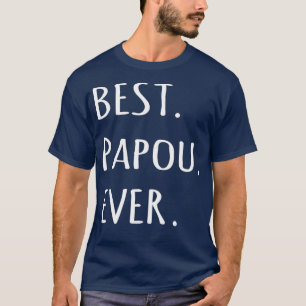 Bestes Papou je Hemd Griechisches Wort für Opa t  T-Shirt