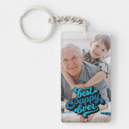 Bestes Pappy je | Opa-Foto Schlüsselanhänger