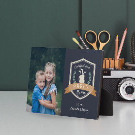 Bestes Pappy Par | Golf Opa Foto Fotoplatte