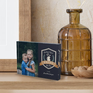 Bestes Pappy Par   Golf Opa Fotoblock