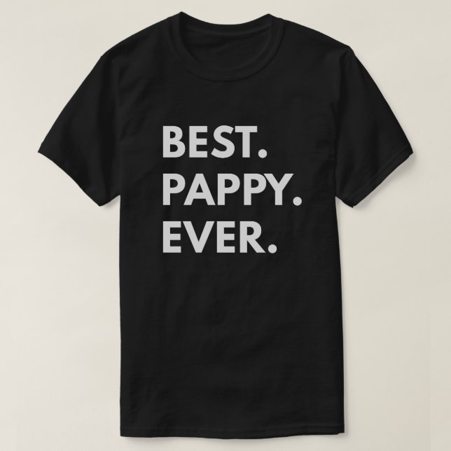 Bestes Pappy überhaupt T-Shirt (Design vorne)