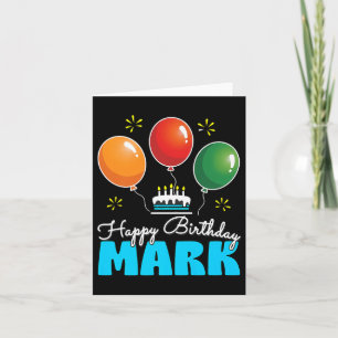 Bestes Personalisiertes Geburtstagsdesign für Mark Karte