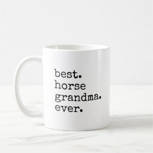 Bestes Pferd Grandma Funny Horse Kaffeetasse