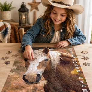 Bestes Pferd je Personalisiertes Foto Puzzle