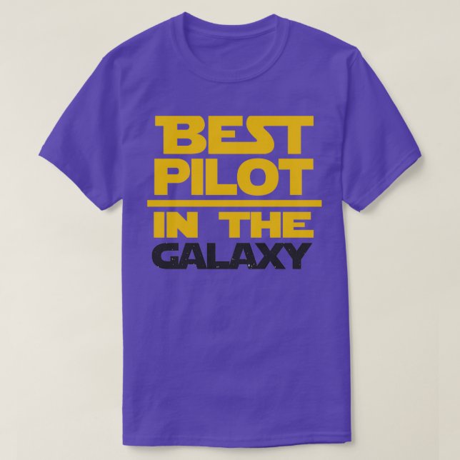 Bestes Pilotprojekt in Galaxie 1 T-Shirt (Design vorne)