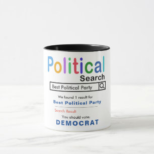 Bestes politisches Party Tasse