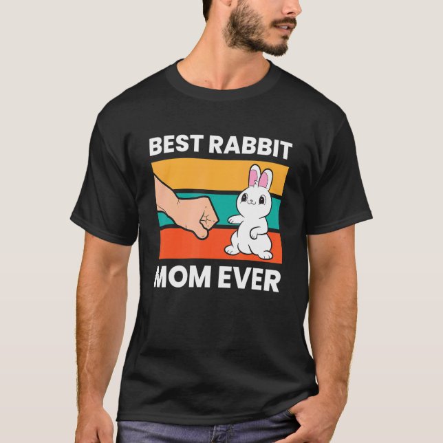 Bestes Rabbit-Mama je Rabbit T-Shirt (Vorderseite)