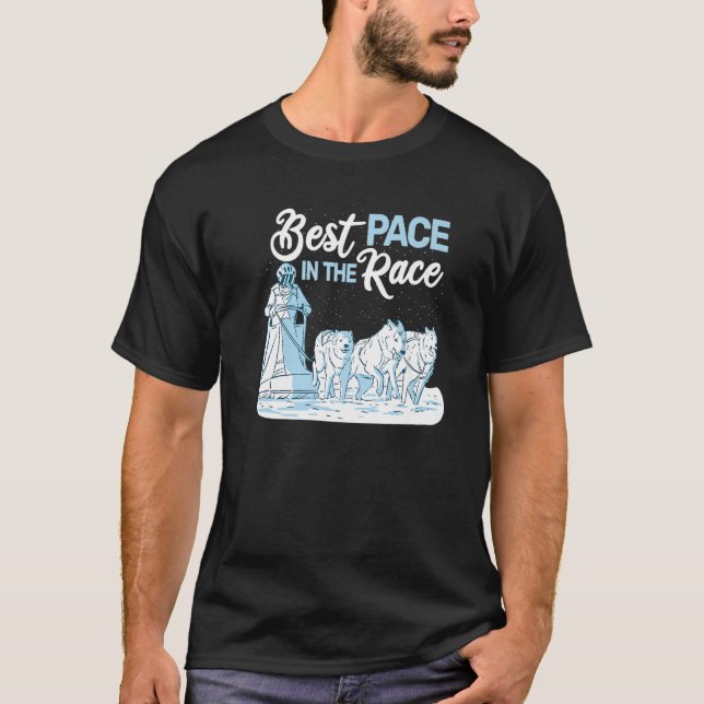Bestes Race-Sled-Hund-Rennen Champion-Husch T-Shirt (Vorderseite)