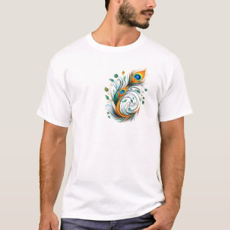 bestes T-Shirts-Design Pfauenfeder Clipart  T-Shirt