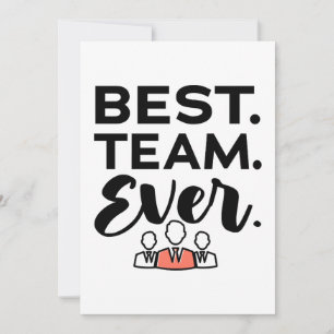 Bestes Team aller Zeiten, Teamgeschenke für Mitarb