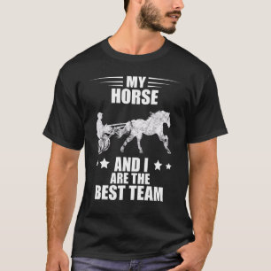 Bestes Team Racing Equitation Trotting Harness T-Shirt