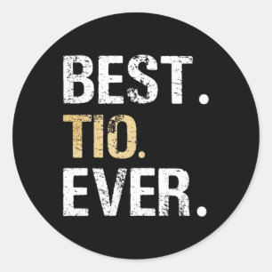 Bestes Tio je spanisch lateinmexikanisches Geschen Runder Aufkleber