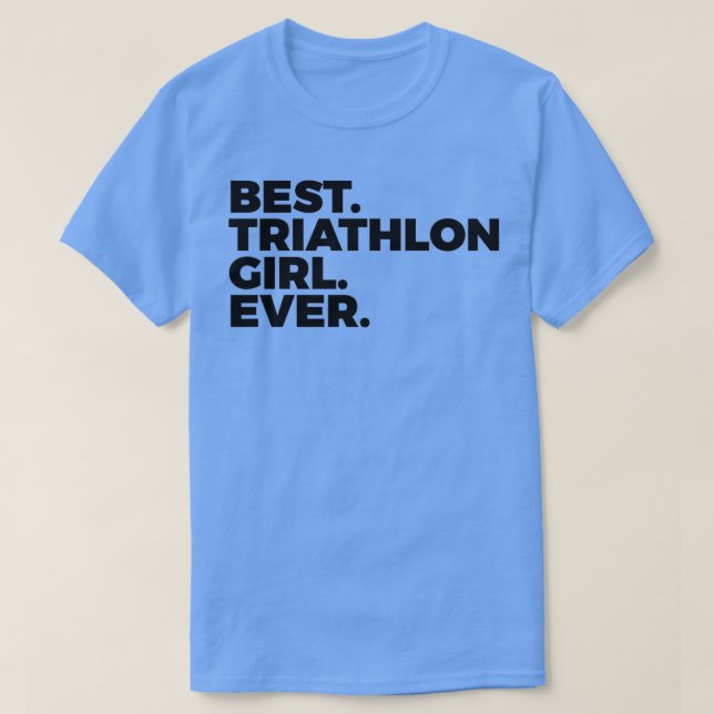 Bestes Triathlon Girl Ever Triathlete Frauen im Sp T-Shirt (Design vorne)