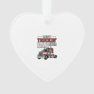 Bestes Trucker-Vater Aller Zeiten Vintage-Truck-Sh Ornament