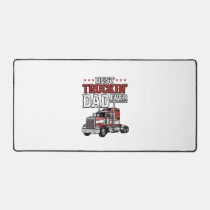 Bestes Trucker-Vater-Design für Vintage-Truck-Shir Schreibtischunterlage