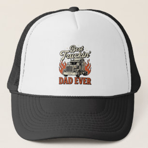 Bestes Truckin-Vater-T-Shirt im Vintage-Stil_1 Truckerkappe