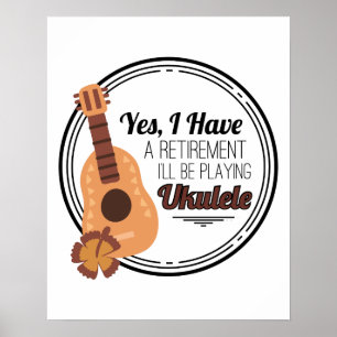 Bestes Ukulele Musician-Geschenk Poster