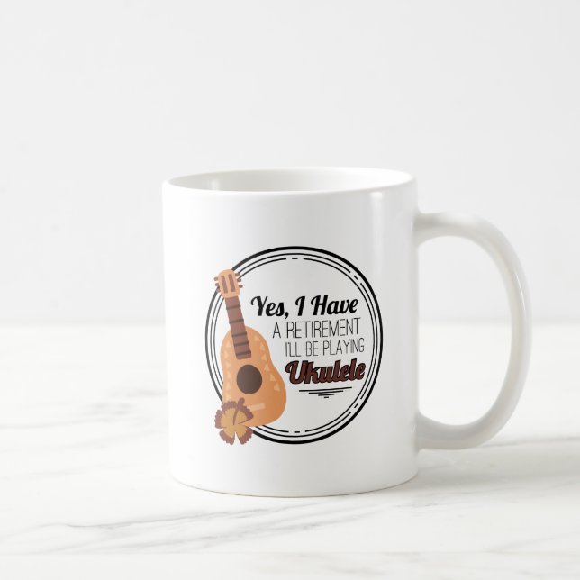 Bestes Ukulele-Musiker-Geschenk Kaffeetasse (Rechts)