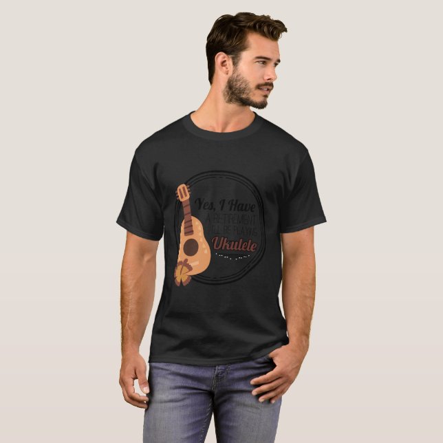 Bestes Ukulele-Musiker-Geschenk T-Shirt (Vorne ganz)