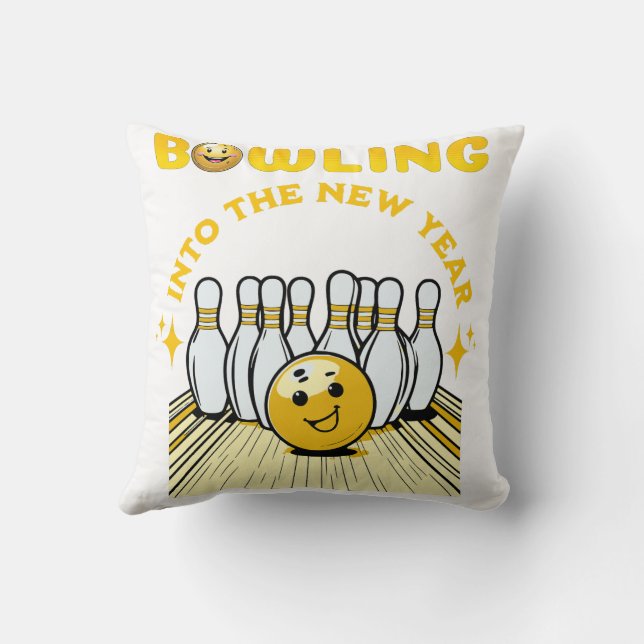 Bestes Urlaubsgeschenk für Bowling-Liebhaber im ne Kissen (Rückseite)
