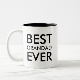 Bestes Valentinstag-Geschenk des Grandad-überhaup Zweifarbige Tasse