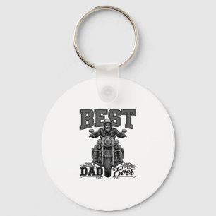 Bestes-Vater-aller-Zeiten-Biker-Vintage-Stickerei- Schlüsselanhänger