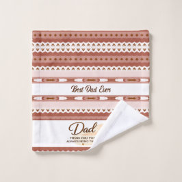 Bestes-Vater-aller-Zeiten-Golf-Handtuch – Afrikani Waschlappen
