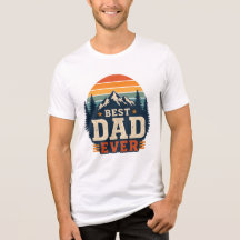 Bestes-Vater-aller-Zeiten Retro-Berg-T-Shirt | Vin