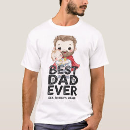 Bestes-Vater-aller-Zeiten-Shirt - Personalisiert z T-Shirt