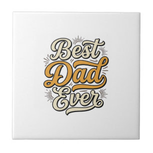 Bestes-Vater-aller-Zeiten Vintage-Lettering-Shirt- Fliese