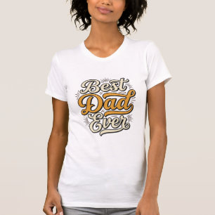 Bestes-Vater-aller-Zeiten Vintage-Lettering-Shirt- T-Shirt