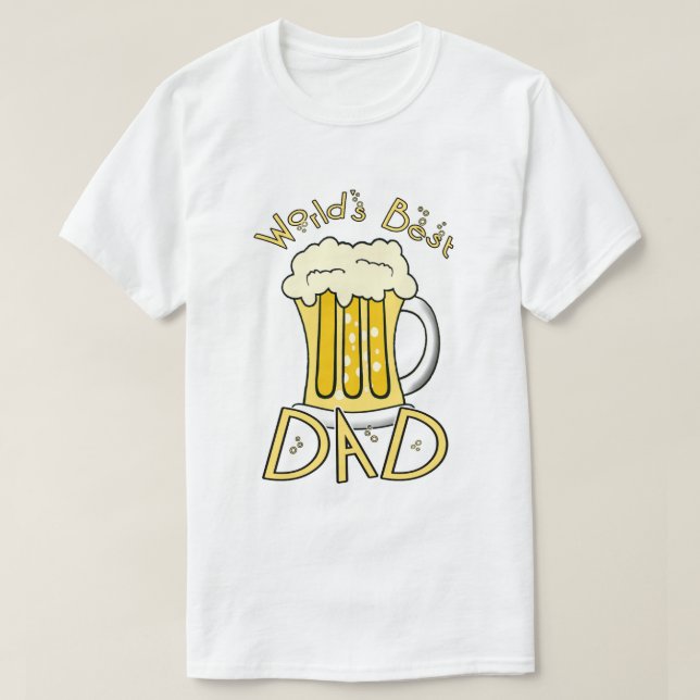 Bestes Vater-Bier T-Shirt (Design vorne)