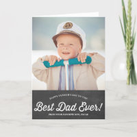 Bestes Vater-Script | Chalkboard Vatertag Card