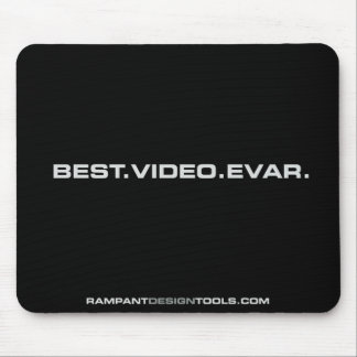 Bestes Video-Evar - Schwarzes Mousepad