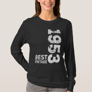 Bestes Vintag 1953 Geburtstag T-Shirt