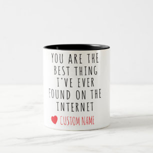 Bestes, was ich online gefunden habe – Tasse mit i