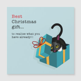 Bestes Weihnachtsgeschenk Magnetkarte