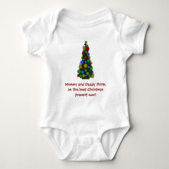 Bestes Weihnachtsgeschenk überhaupt Baby Strampler (Vorderseite)