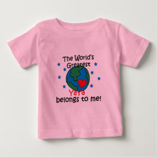 Bestes YaYa gehört mir Baby T-shirt