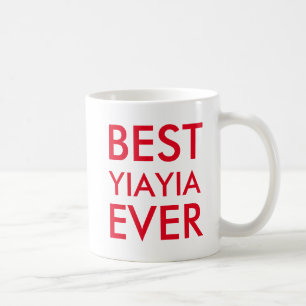 Bestes Yiayia je   VALENTINSTAG Kaffeetasse