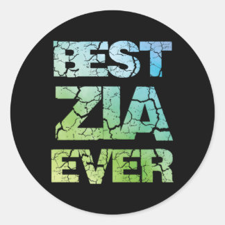 Bestes Zia je für Lieblingszia Runder Aufkleber