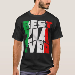 Bestes Zia je Geschenk Italienische Tante Liebe It T-Shirt